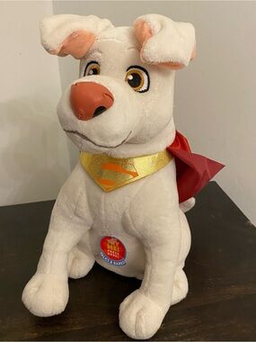 DC Comics League Of Super Pets Krypto The Super Dog Talks Bark & Ears Perch